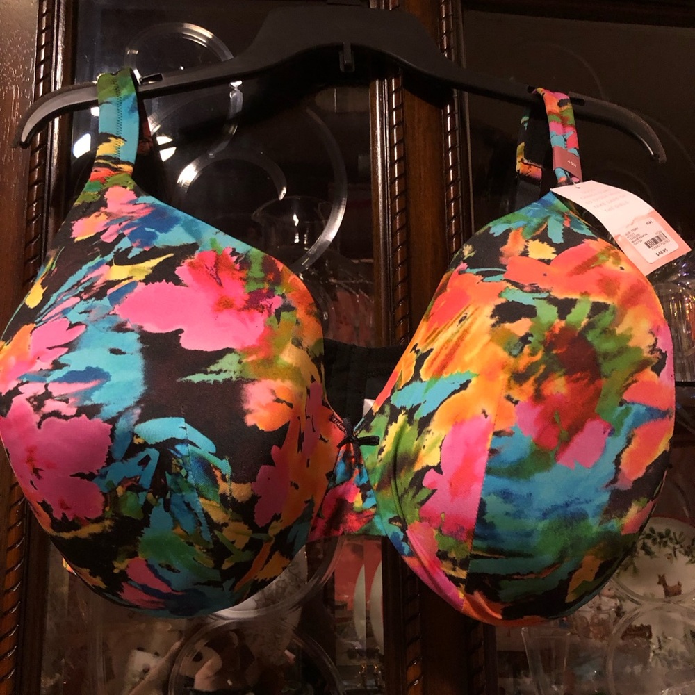 Multi-Color Floral T-Shirt Bra - Women's Intimates